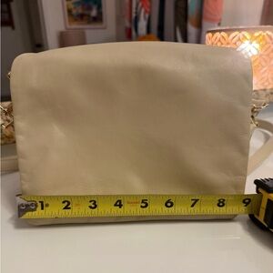 Everyday Cream Crossbody Bag with Gold-Tone Hardware